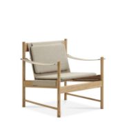 Billede af Brdr. Krüger HB Lounge Chair SH: 56,6 cm - Olieret Eg/Canvas 