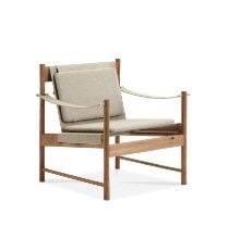Billede af Brdr. Krüger HB Lounge Chair SH: 56,6 cm - Olieret Kirsebær/Canvas 