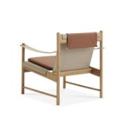 Billede af Brdr. Krüger HB Lounge Chair SH: 56,6 cm - Olieret Eg/Cognac Læder 