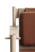 Billede af Brdr. Krüger HB Lounge Chair SH: 56,6 cm - Hvidolieret Ahorn/Cognac Læder 