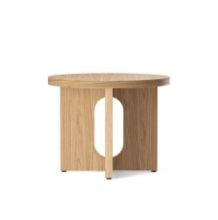 Billede af Audo Copenhagen Androgyne Side Table Ø: 50 cm - Natural Oak/Natural Oak 