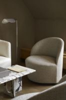 Billede af Audo Copenhagen Tearoom Side Chair Swivel w/Return SH: 47 cm - Safire 004
