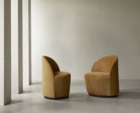 Billede af Audo Copenhagen Tearoom Lounge Chair Swivel w/Return SH: 42,5 cm - Champion 041