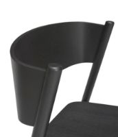 Billede af Hübsch Oblique Bar Stool H: 103 cm - Black 