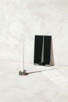 Billede af STOFF Nagel Reflect Candle Holder Large D: 5,5 cm - Black/Chrome 