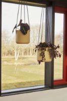 Billede af Hübsch Bloom Hanging Pots Set Of 3 Large - Beige 