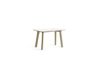 Billede af HAY CPH Deux 215 Bench 75x35x45 cm - Untreated Solid Beech/Pearl White Laminate