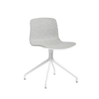 Billede af HAY AAC 10 About A Chair Front Upholstery SH: 46 cm - White Powder Coated Aluminium/White/Divina 120