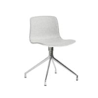 Billede af HAY AAC 10 About A Chair Front Upholstery SH: 46 cm - Polished Aluminium/White/Divina 120