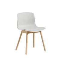 Billede af HAY AAC 12 About A Chair Front Upholstery SH: 46 - Soaped Solid Oak/White/Divina Melange 120