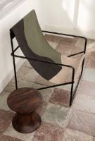 Billede af Ferm Living Desert Lounge Chair SH: 20 cm - Black/Dune 