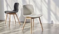 Billede af HAY AAC ECO 12 About A Chair SH: 46 cm - Lacquered Solid Oak/ECO White