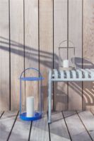 Billede af OYOY Maki Lantern Large H: 48 cm - Optic Blue 