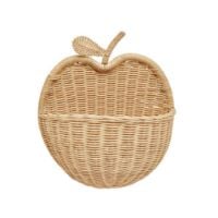 Billede af OYOY Apple Wall Basket H: 35 cm - Nature 
