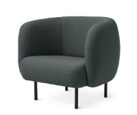 Billede af Warm Nordic Cape Lounge Chair SH: 42 cm - Petrol Shade 