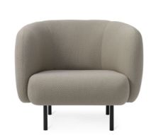 Billede af Warm Nordic Cape Lounge Chair SH: 42 cm - Taupe