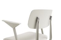 Billede af HAY Result Armchair Seat Upholstery SH: 46 cm - Beige Powder Coated Steel/Beige Oak Veneer/Steelcut Trio 205