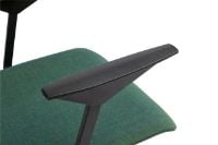 Billede af HAY Result Armchair Full Upholstery SH: 46 cm - Black Powder Coated Steel/Remix 982