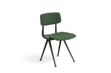 Billede af HAY Result Chair Full Upholstery SH: 46 cm - Black Powder Coated Steel/Remix 982