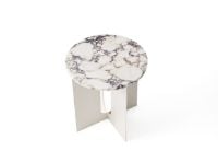 Billede af Audo Copenhagen Androgyne Table Top Ø: 42 cm - Calacatta Viola Marble