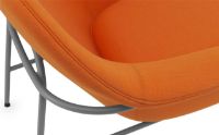 Billede af Normann Copenhagen Drape Lounge Chair Low Steel H: 85 cm - Remix 536