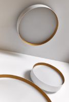 Billede af LOOM Design Lucia Loftlampe Ø: 35 cm - White/Gold 