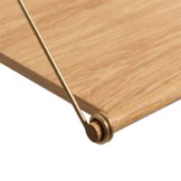 Billede af We Do Wood Loop Desk B: 104 cm - Oak/Brass