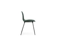 Billede af Normann Copenhagen Form Stol Stabelbar SH: 44,2 cm - Grøn/Sort