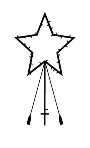 Sirius Top-Line Garden Star 40 LED Lys