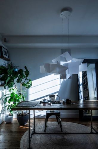 Foscarini Big Bang Sospensione B: 96 cm - Bianco