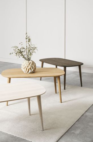 Thomsen Furniture Oak Sofabord 60x100 cm - Røgfarvet Eg