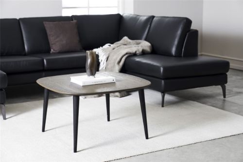 Thomsen Furniture Oak Sofabord 80x80 cm - Røget Eg/Sort Eg