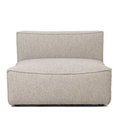 Ferm Living Catena Sofa Center L100 Confetti Boucle 108x108 cm - Light Grey