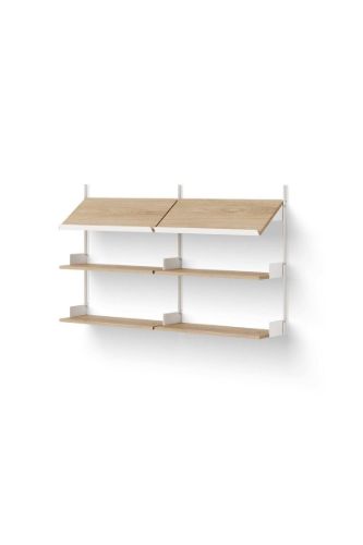 New Works Office Shelf 900 94x163,5 cm - Oak/White