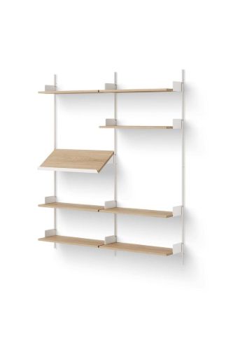 New Works Living Shelf 1900 190x163,5 cm - Oak/White