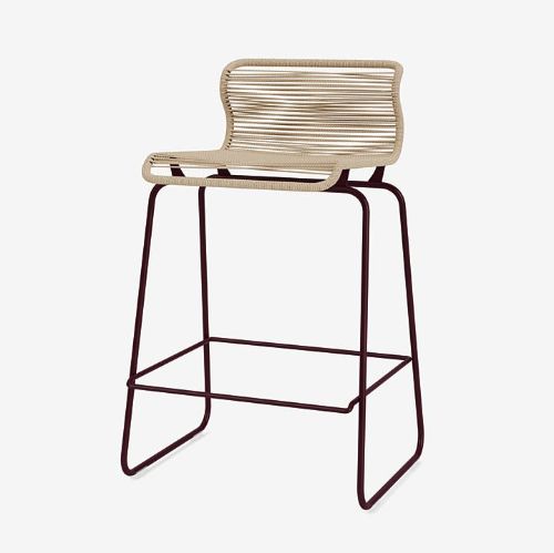 Montana Panton One Kitchen SH: 65 cm - Black Red/Paper Nature