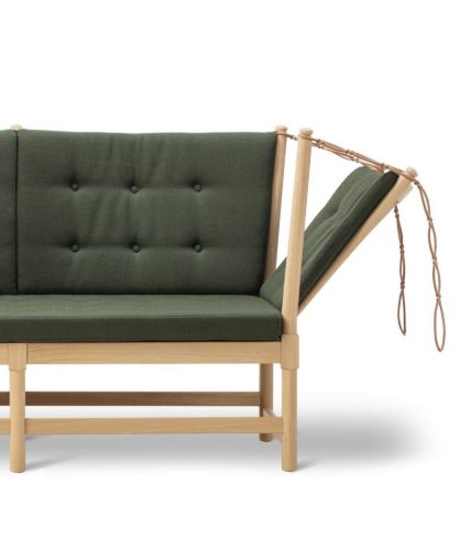 Fredericia Furniture 1789 2 Pers. Tremmesofa Højre L: 160 cm - Vidar 0492/Sæbebehandlet Eg
