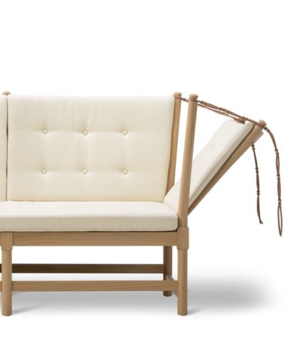 Fredericia Furniture 1789 2 Pers. Tremmesofa Højre L: 160 cm - Vidar 1511/Sæbebehandlet Eg