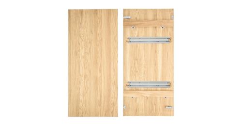 Bruunmunch Tillægsplade til PLAYdinner Lamé Spisebord med udtræk 50x105 cm - Sæbebehandlet Eg