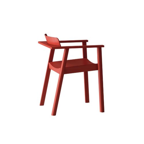 Please Wait To Be Seated Maiden Chair SH: 44 cm - Basque Red