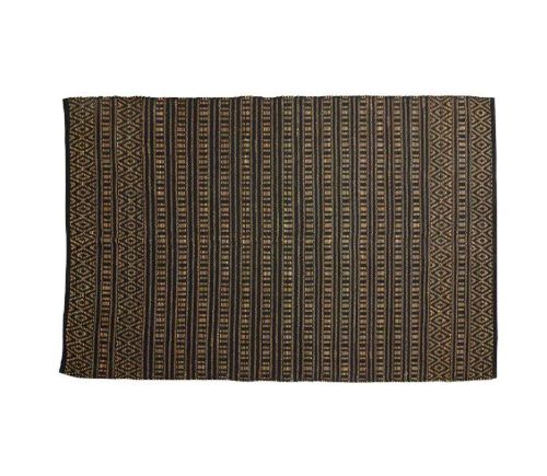 Nordal FARAH tæppe 240x160 cm - Sort/Natur