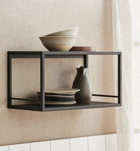 Nordal FLINT hylde L: 40 cm - Sort