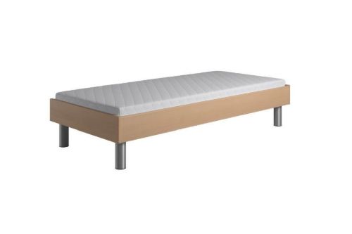 Kaagaard 380 Sengeramme 90x210 cm - Lakeret Bøg/Metalben
