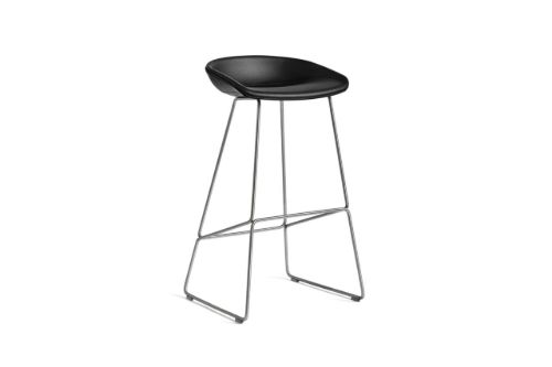 HAY AAS 39 About A Stool Full Upholstery SH: 75 cm - Stainless Steel/Sierra SI1001
