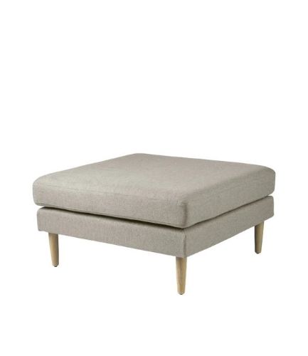 FDB Møbler L42 Firhøj Puf 90X90 cm - Beige