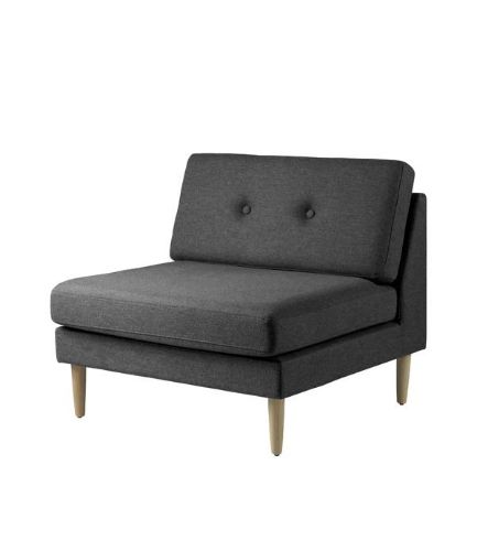FDB Møbler L42 Firhøj Midter Sofamodul B: 90 cm - BeigeFDB Møbler L42 Firhøj Midter Sofamodul B: 90 cm - Mørkegrå
