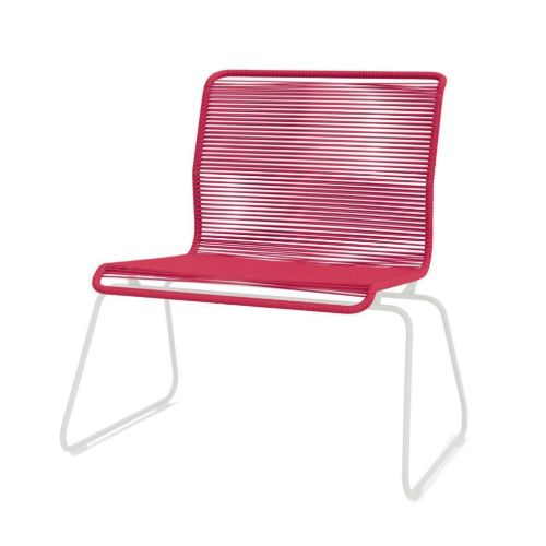 Montana Panton One Lounge Stol SH: 40 cm - Silk Grey/Scarlett
