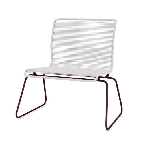 Montana Panton One Lounge Stol SH: 40 cm - Black Red/Duke