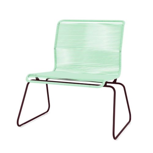 Montana Panton One Lounge Stol SH: 40 cm - Black Red/Marylinn