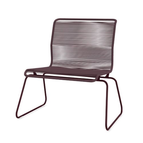Montana Panton One Lounge Stol SH: 40 cm - Black Red/Marcel